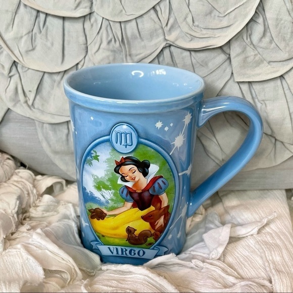 DISNEY Snow White Virgo Astrology Blue Mug 21oz - Picture 1 of 5